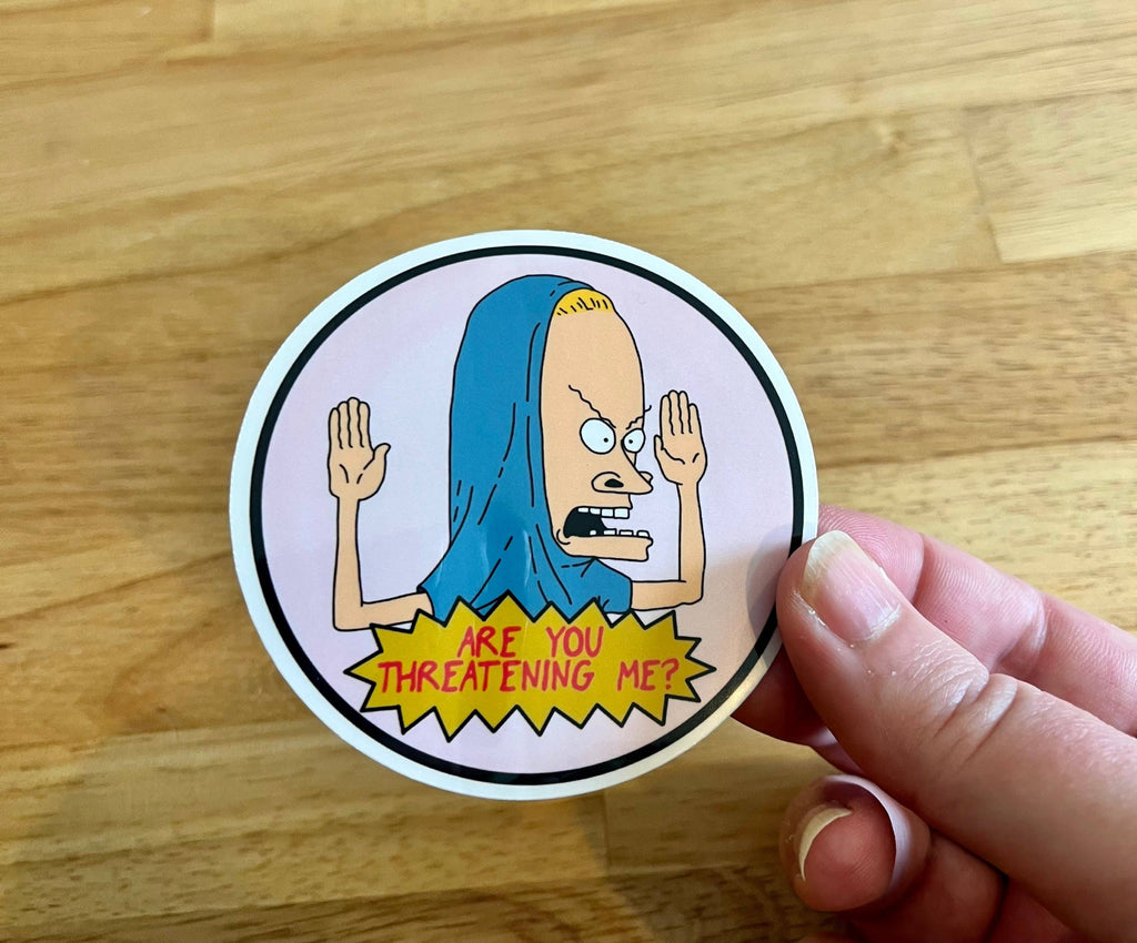Cornholio sticker