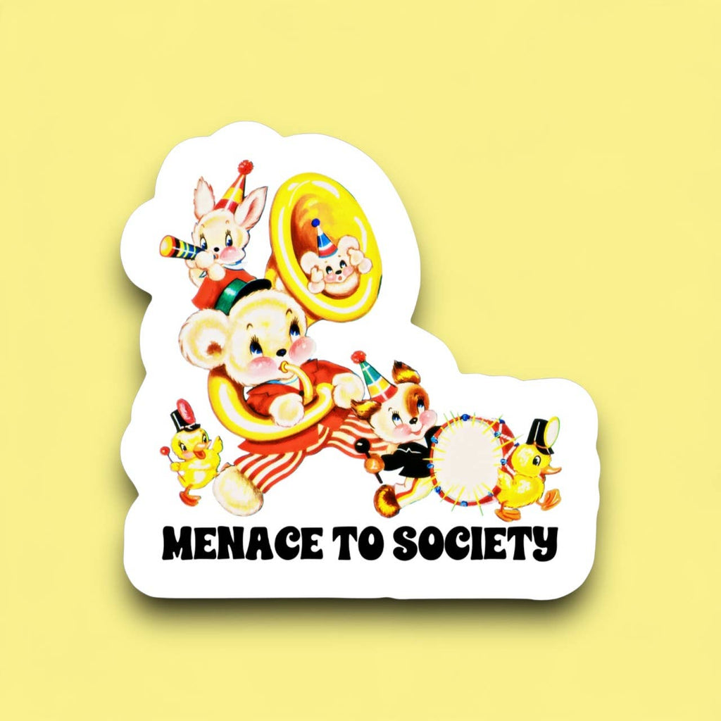 Menace to Society Sticker