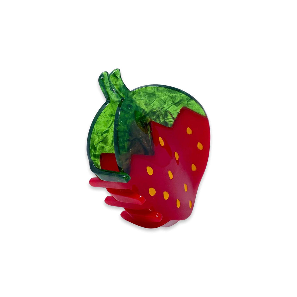 Midi Red Strawberry Hair Claw Clip