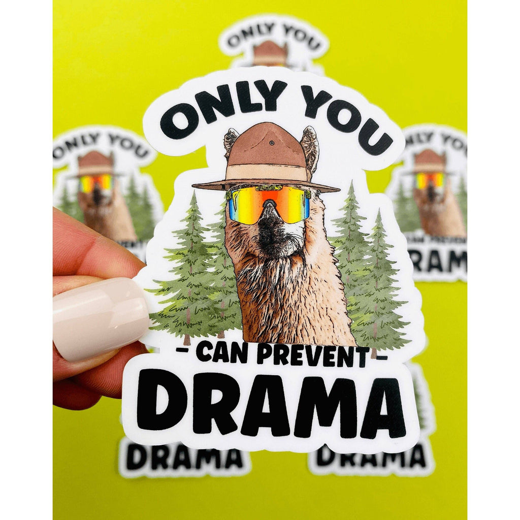 Llama Drama Sticker