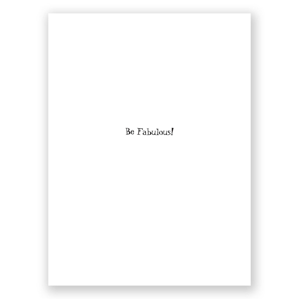 Be Fabulous Masquerade card