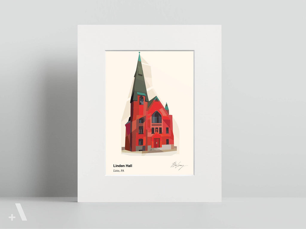 Lititz Train Station - Matted 8x10 Print