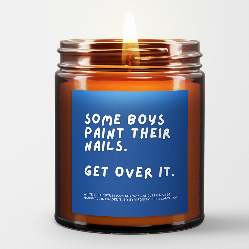 SOME BOYS PAINT THEIR NAILS Candle
