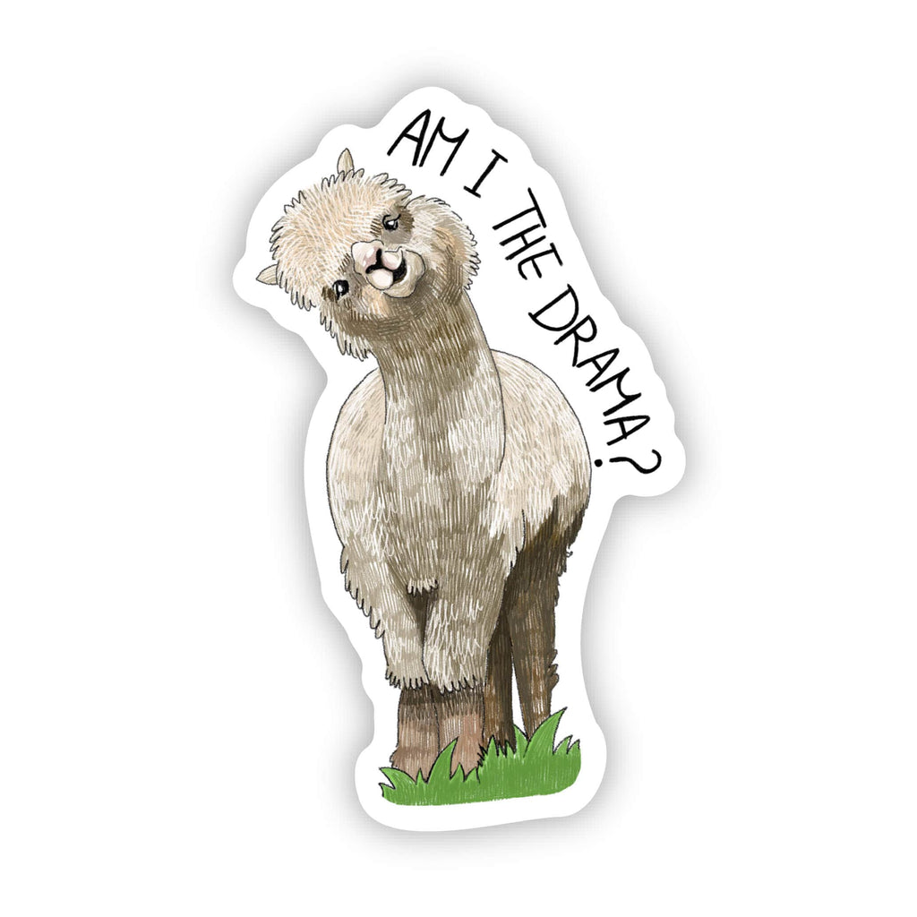 Llama Drama Sticker