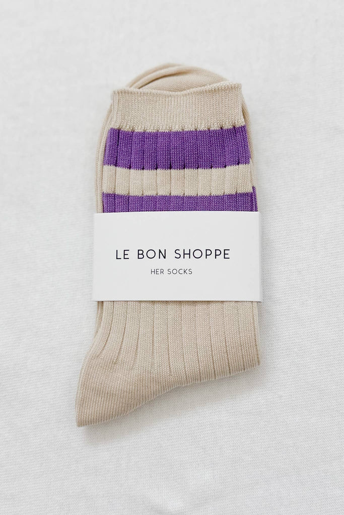 Her Socks - Varsity: Ube