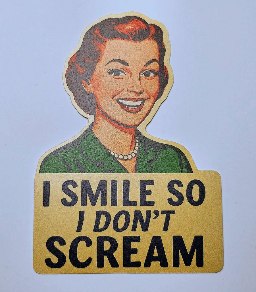 Don't Scream Sticker