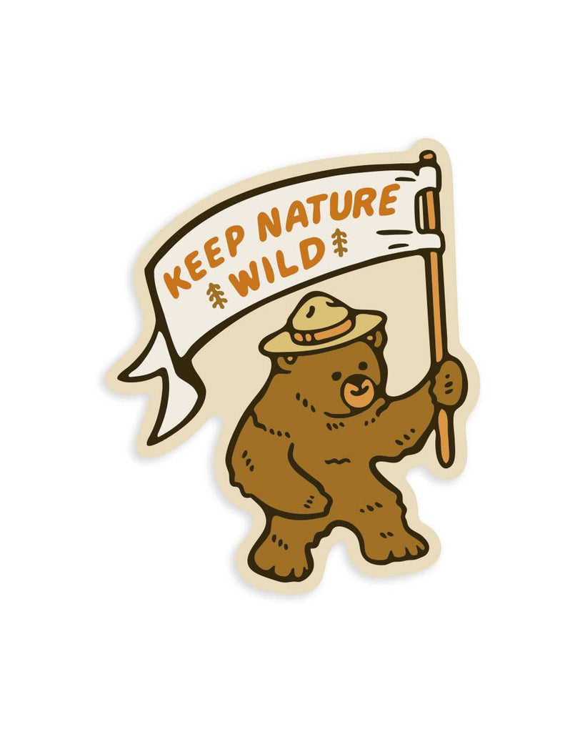 Happy Camper Bear | Sticker
