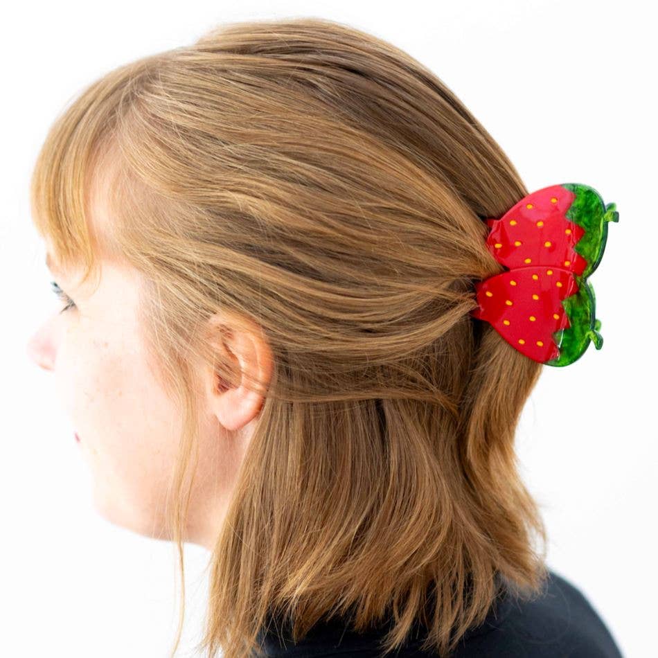 Red Strawberry Hair Claw