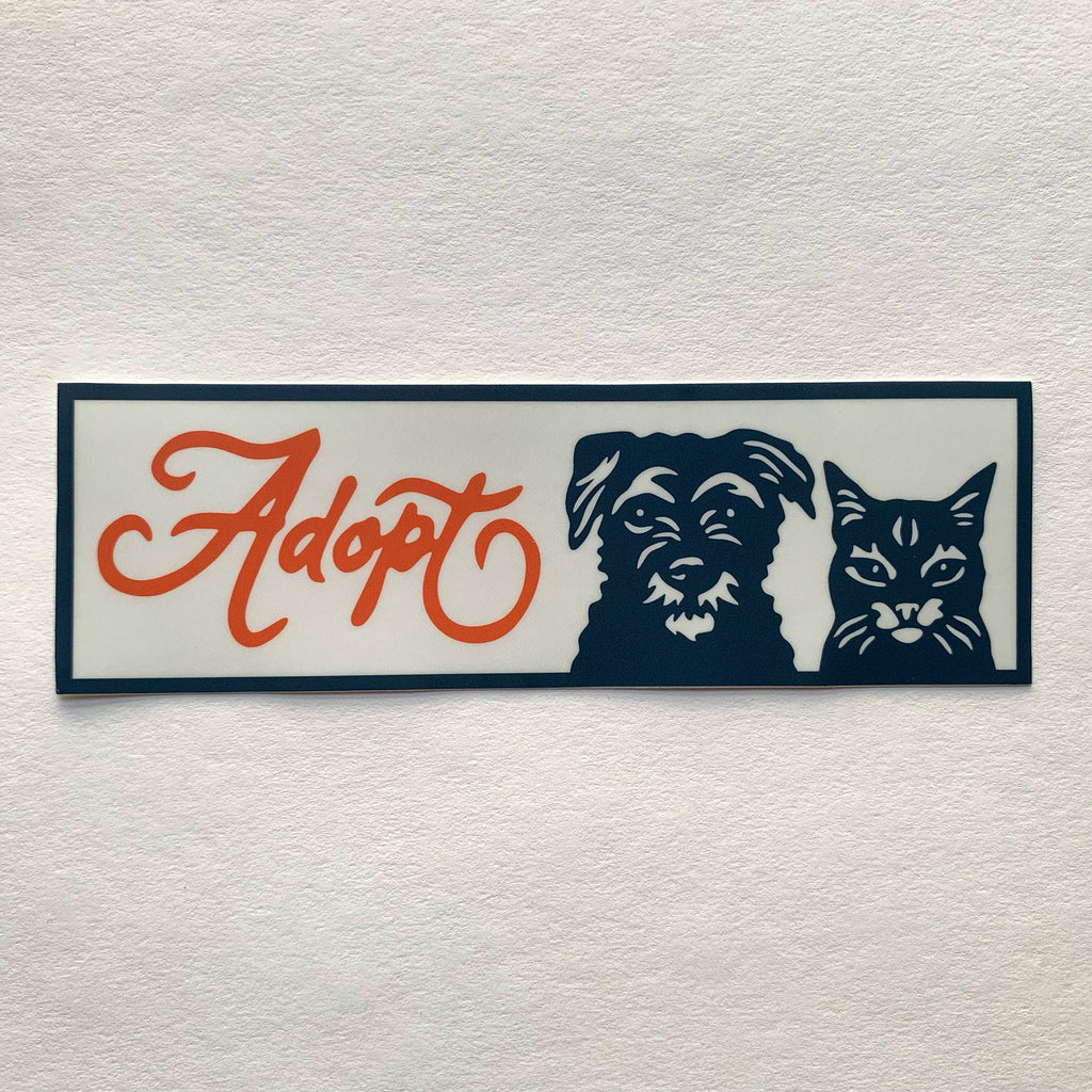 Animal Adoption Sticker