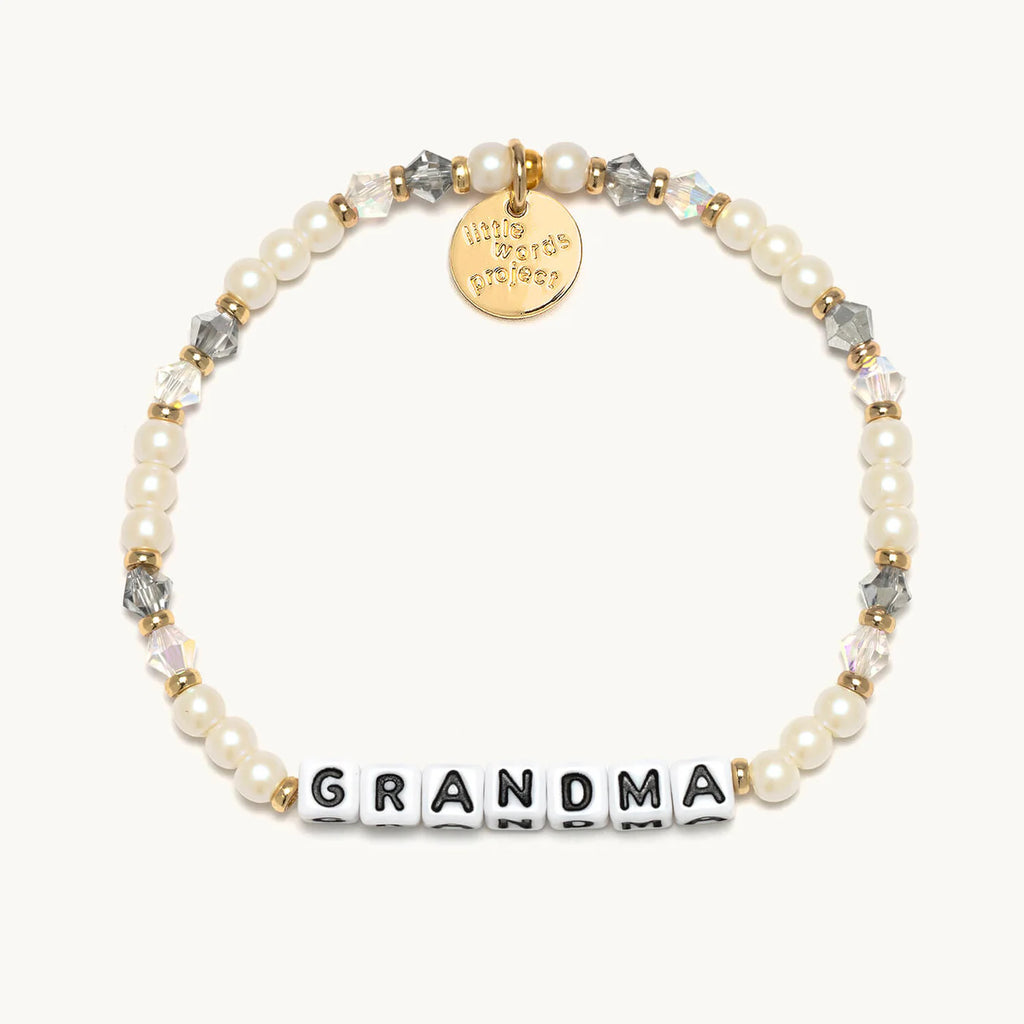 LWP - White - Grandma Bracelet - Strand of Pearls