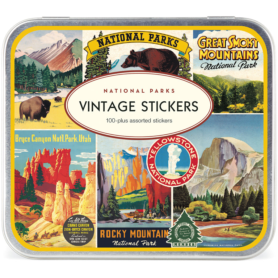 Tin of Stickers - National Parks