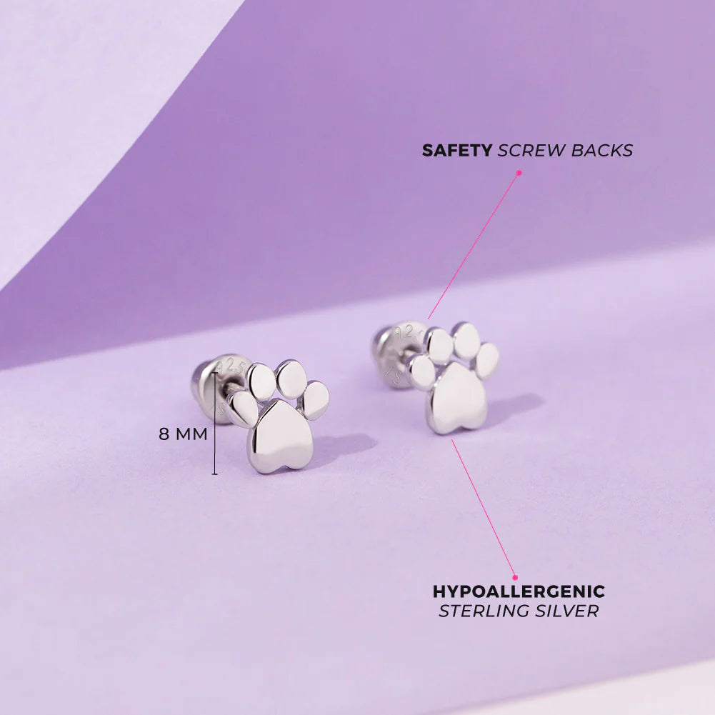 My Furry Friend Paw Kids Earrings