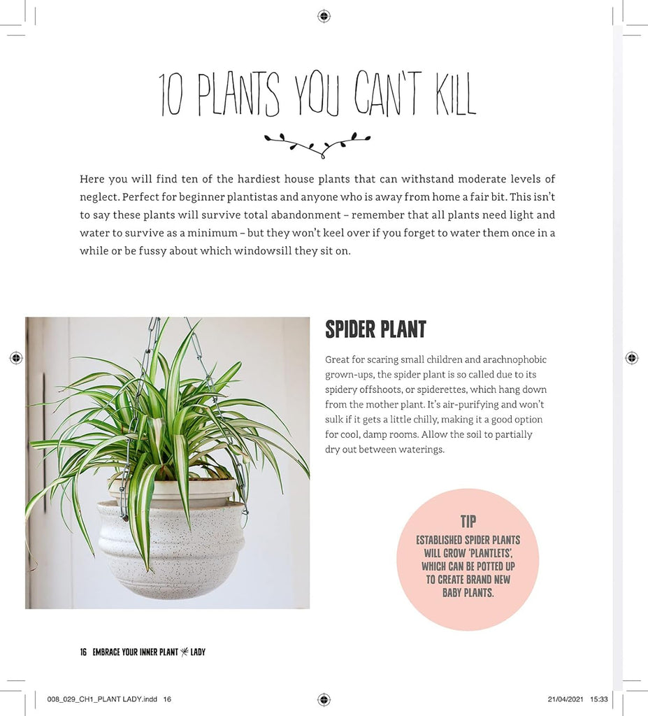 Embrace You Inner Plant Lady Book
