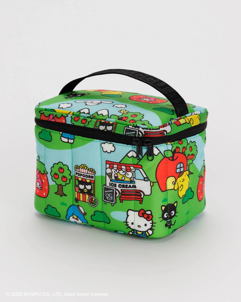 puffy lunch bag - hello kitty and friends scene