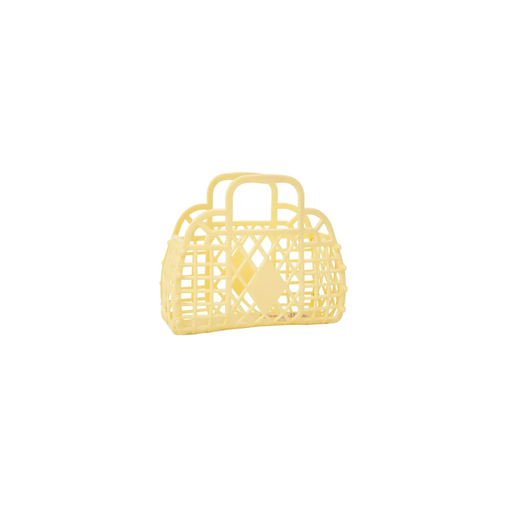 Retro Basket - Mini in Yellow