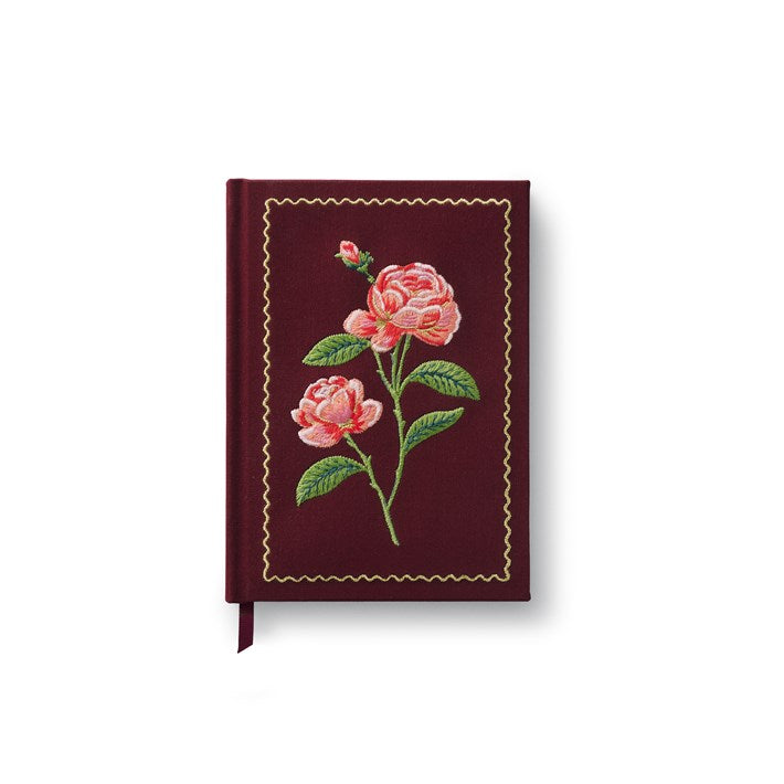 Roses Embroidered Journal