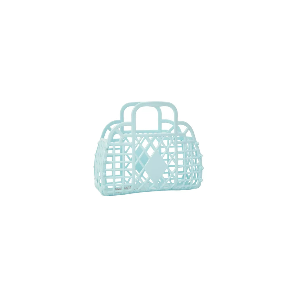 Retro Basket - Mini in Blue