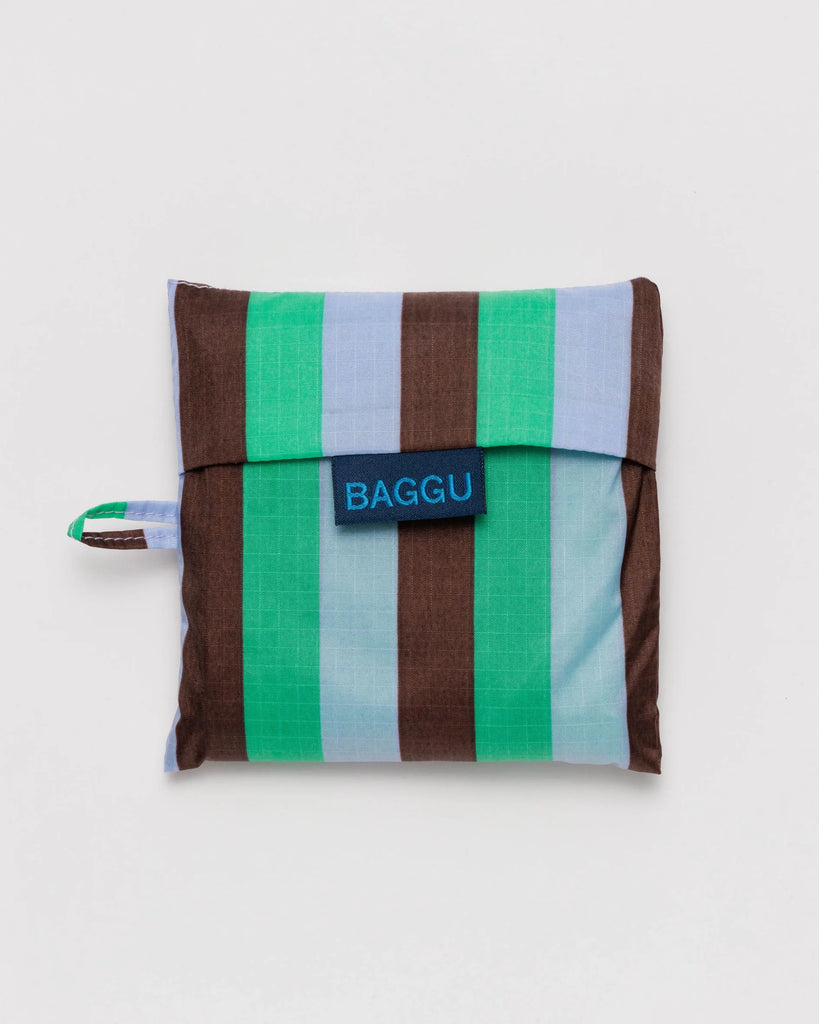 baggu mint 90's stripe
