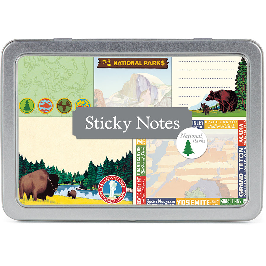national parks sticky notes