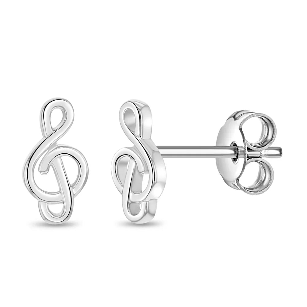 Treble Clef Kids Earrings