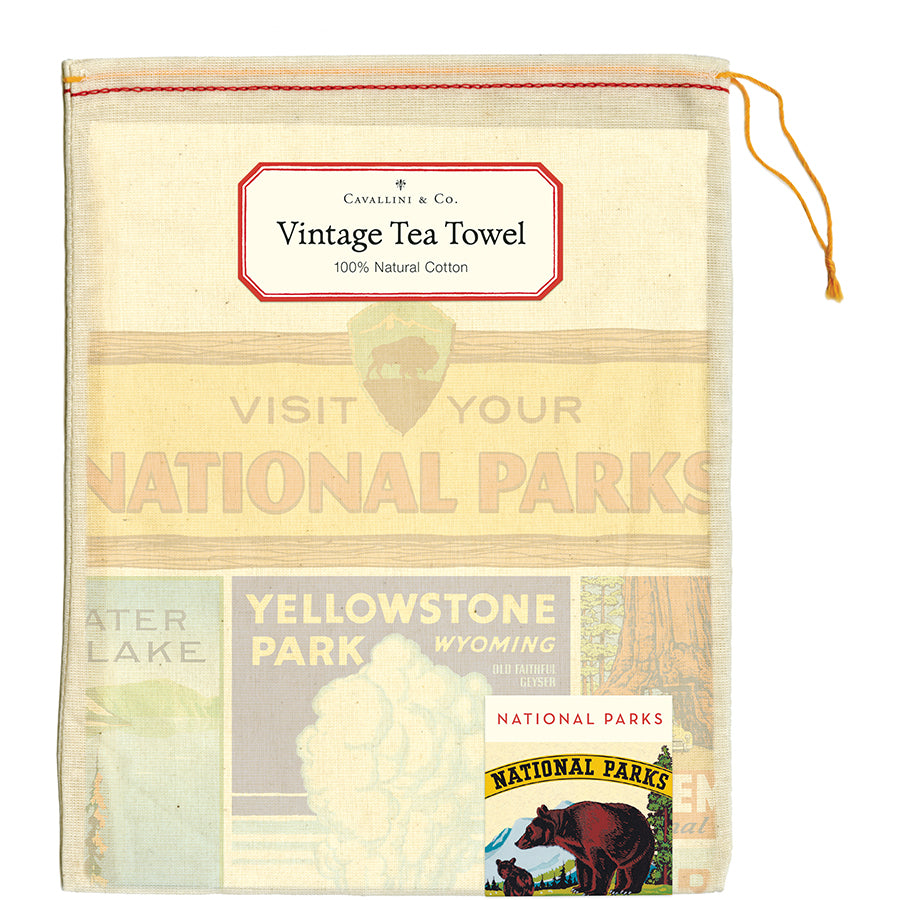 National Parks Tea Towel