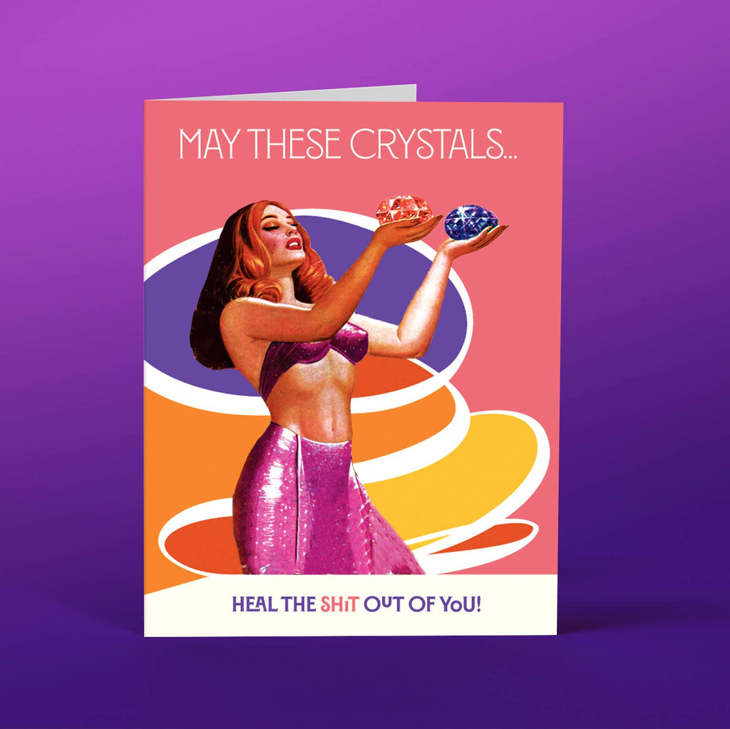 crystals get well card
