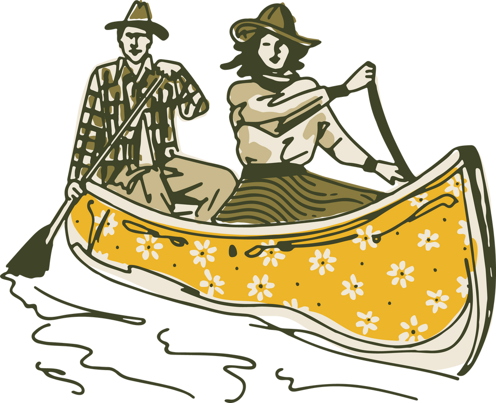 Canoe Sticker