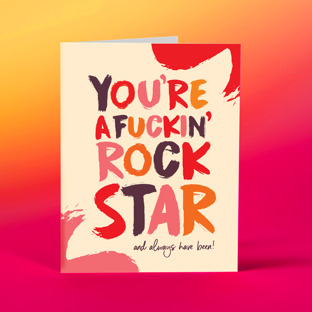 f*in rock star card