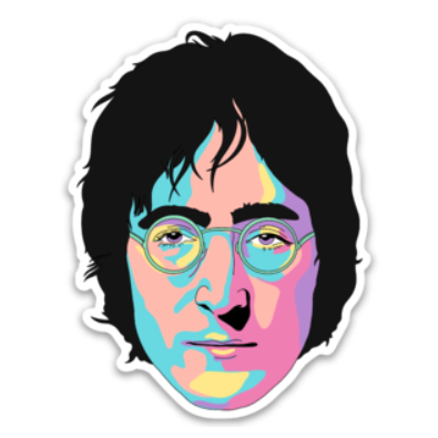John Lennon Sticker