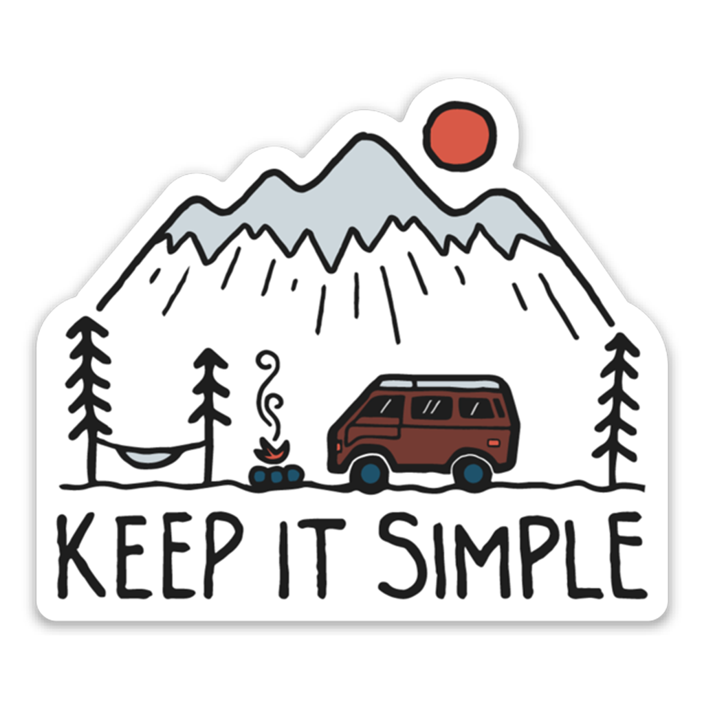 Keep it Simple Sticker