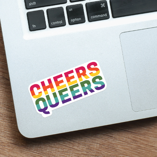 Cheers Queers Sticker