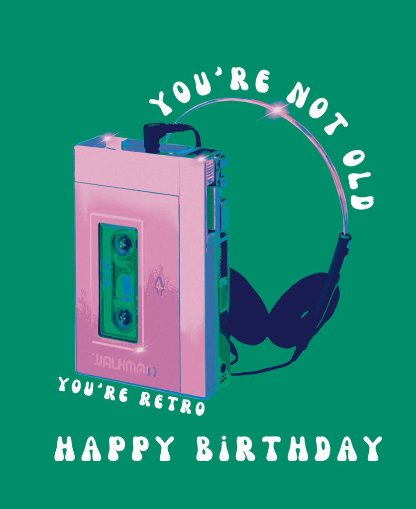 You're not old, you're retro Card