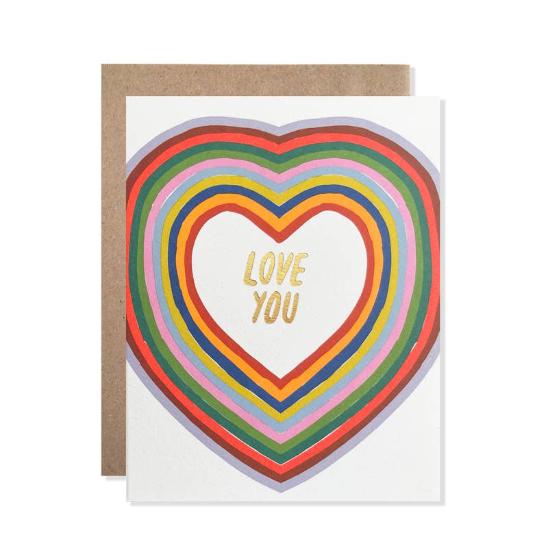Hearts Love and Friendship Card