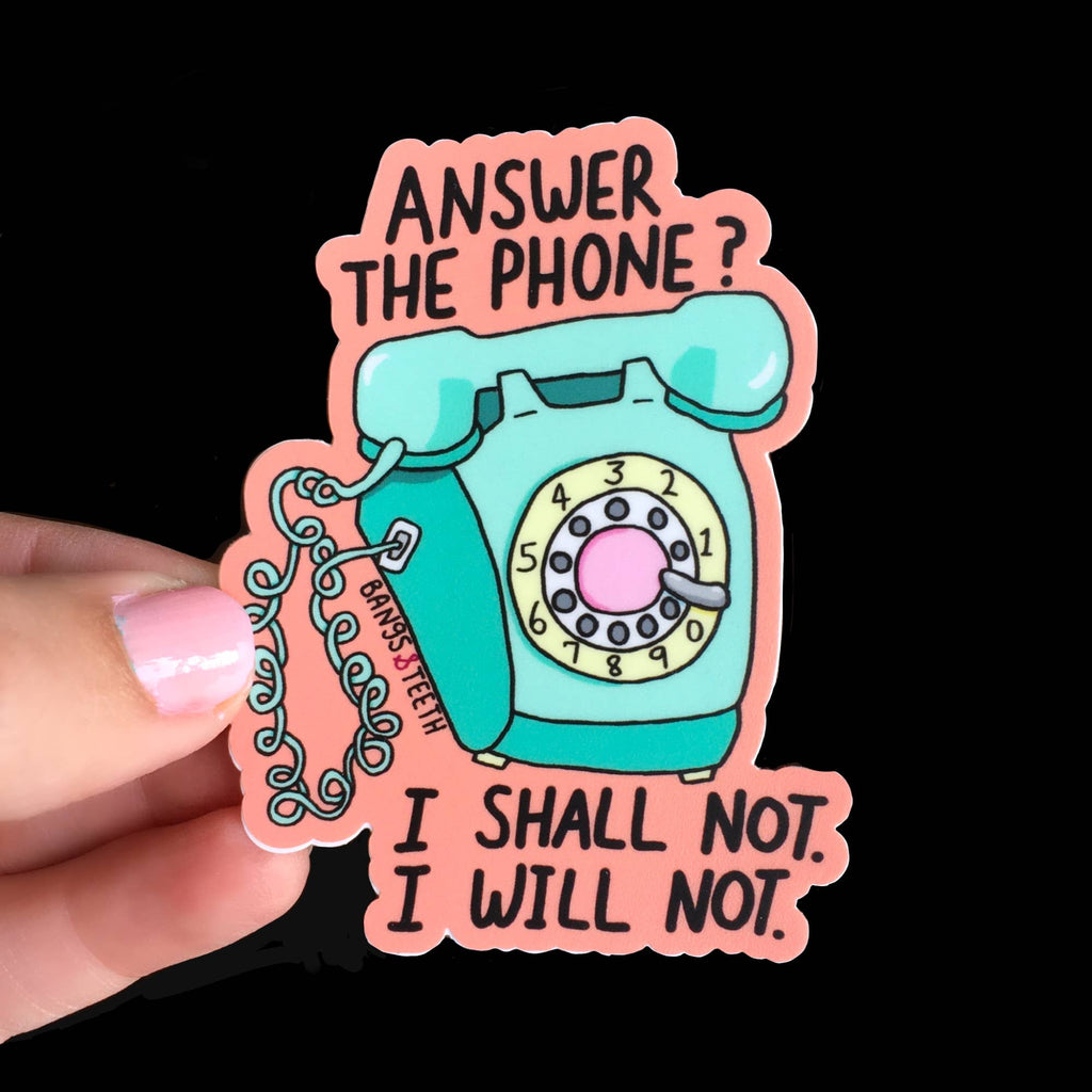 Answer The Phone sticker