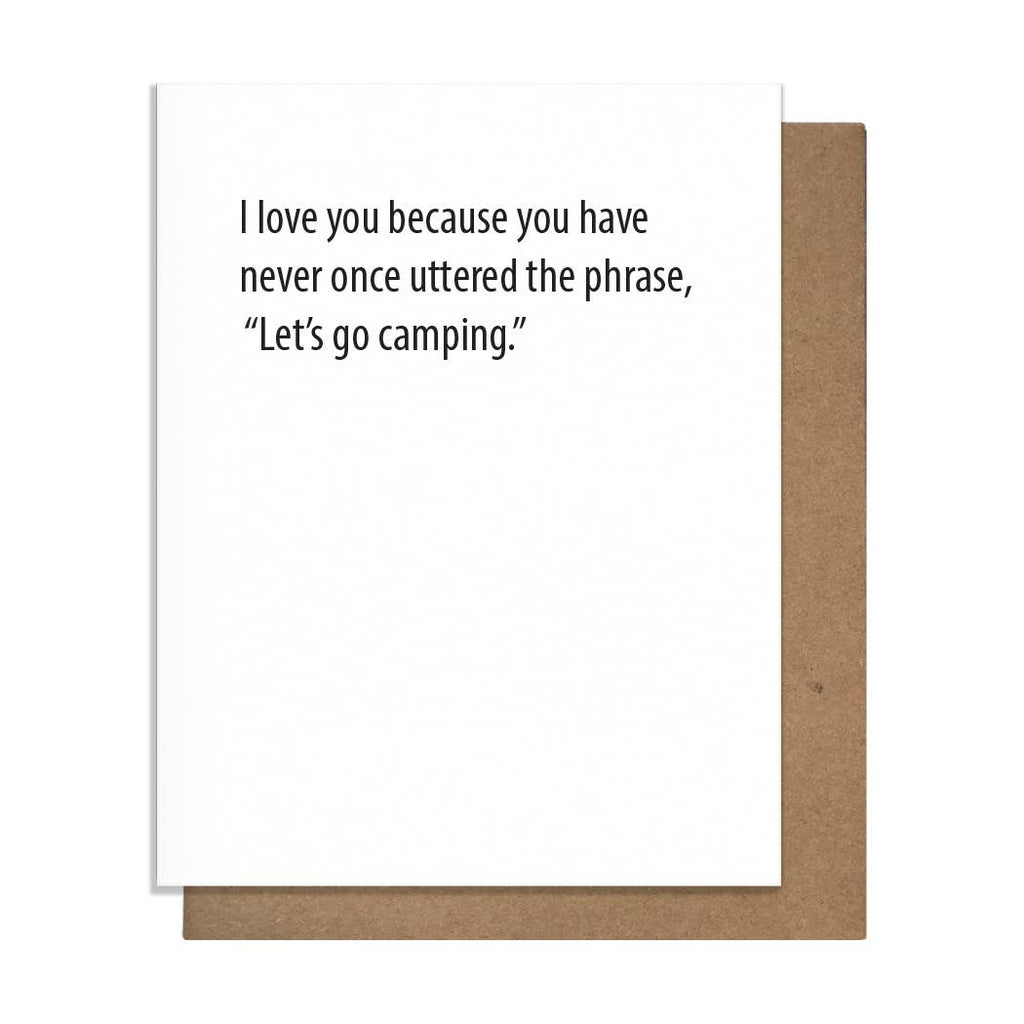 Go Camping Card