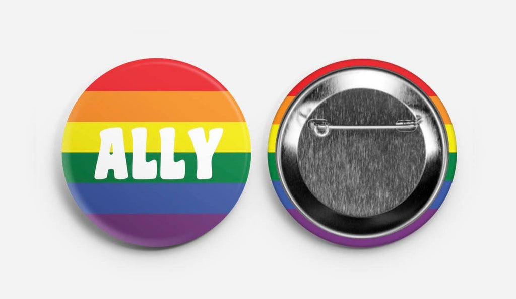 ALLY- Pride pin