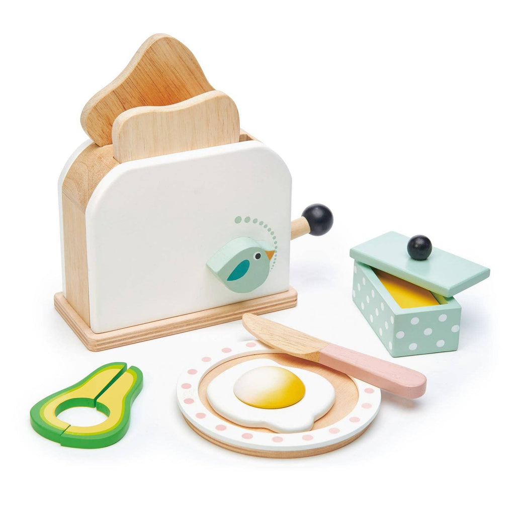 Breakfast Toaster Wooden Toy Set