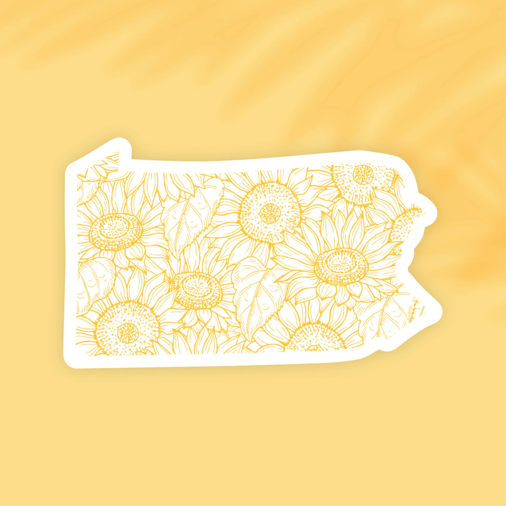 Pennsylvania Sunflower State Sticker