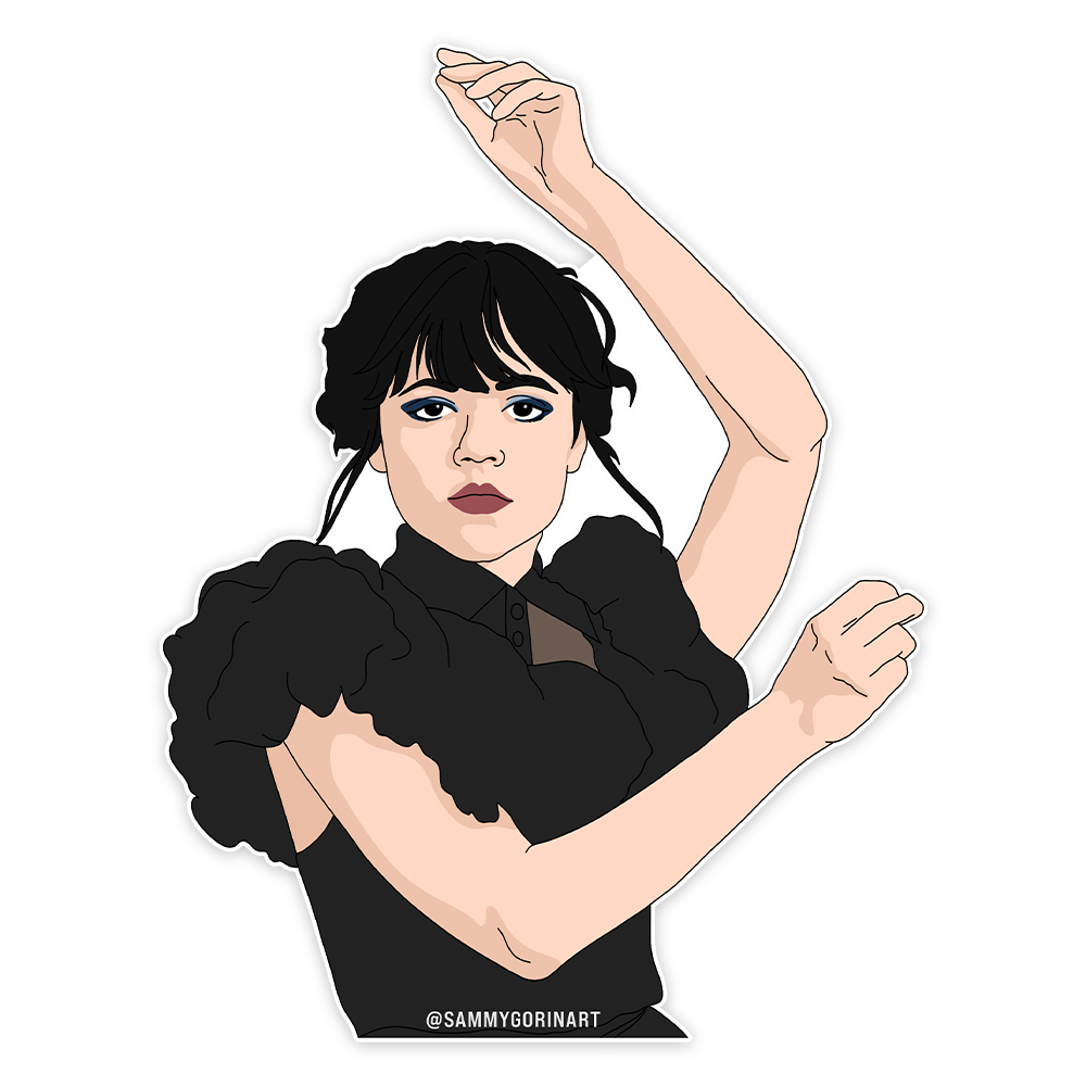 Wednesday Addams Sticker