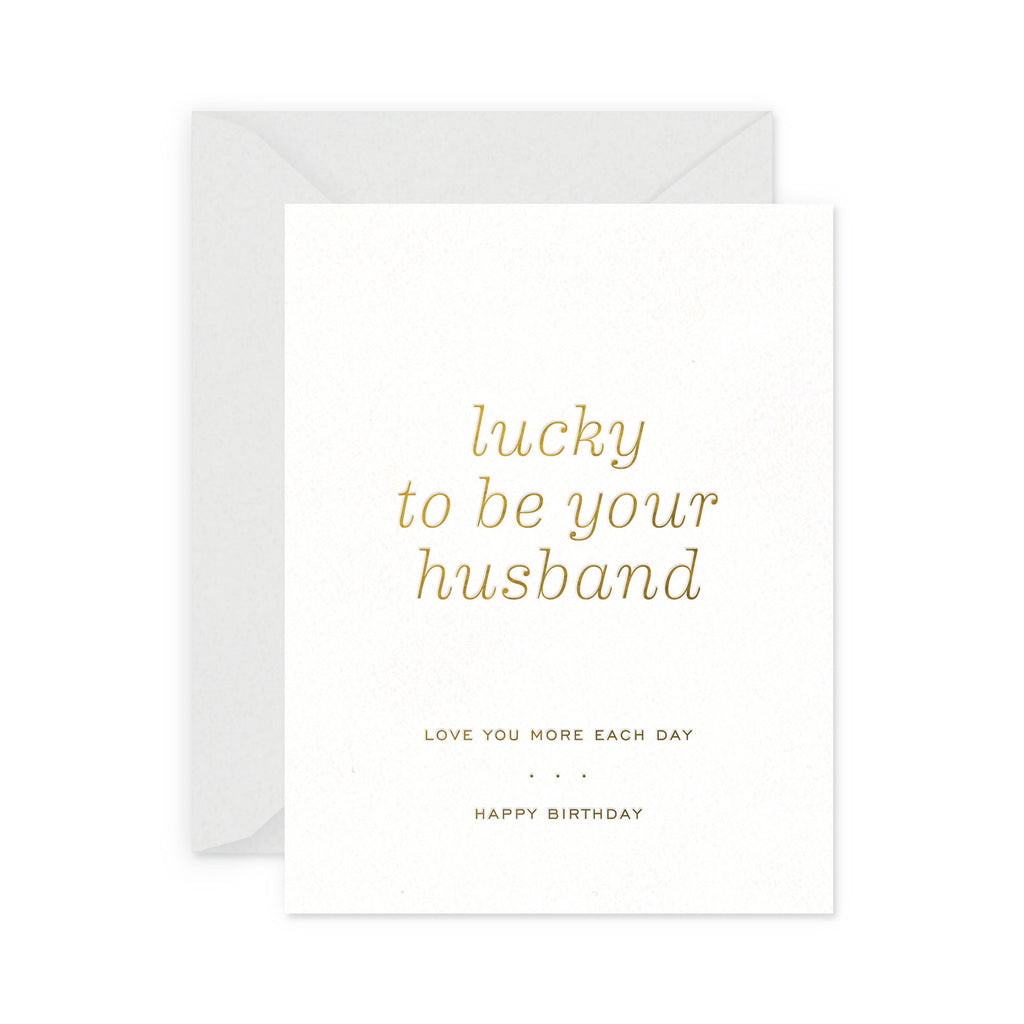 lucky husband card