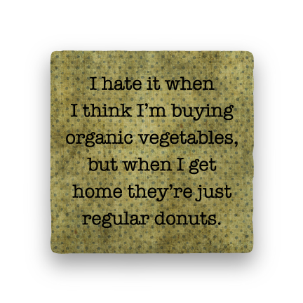 organic vegetables coaster