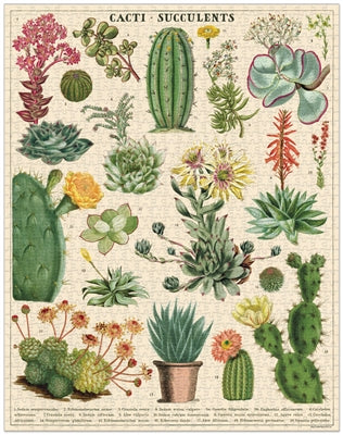 cacti & succulents puzzle - 1,000 pc
