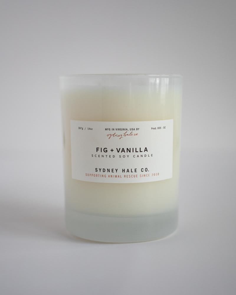 fig + vanilla 14 oz candle