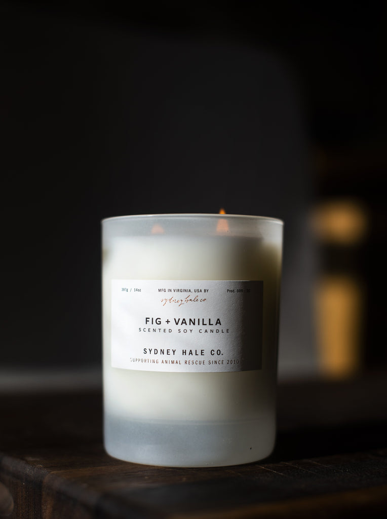 fig + vanilla 14 oz candle