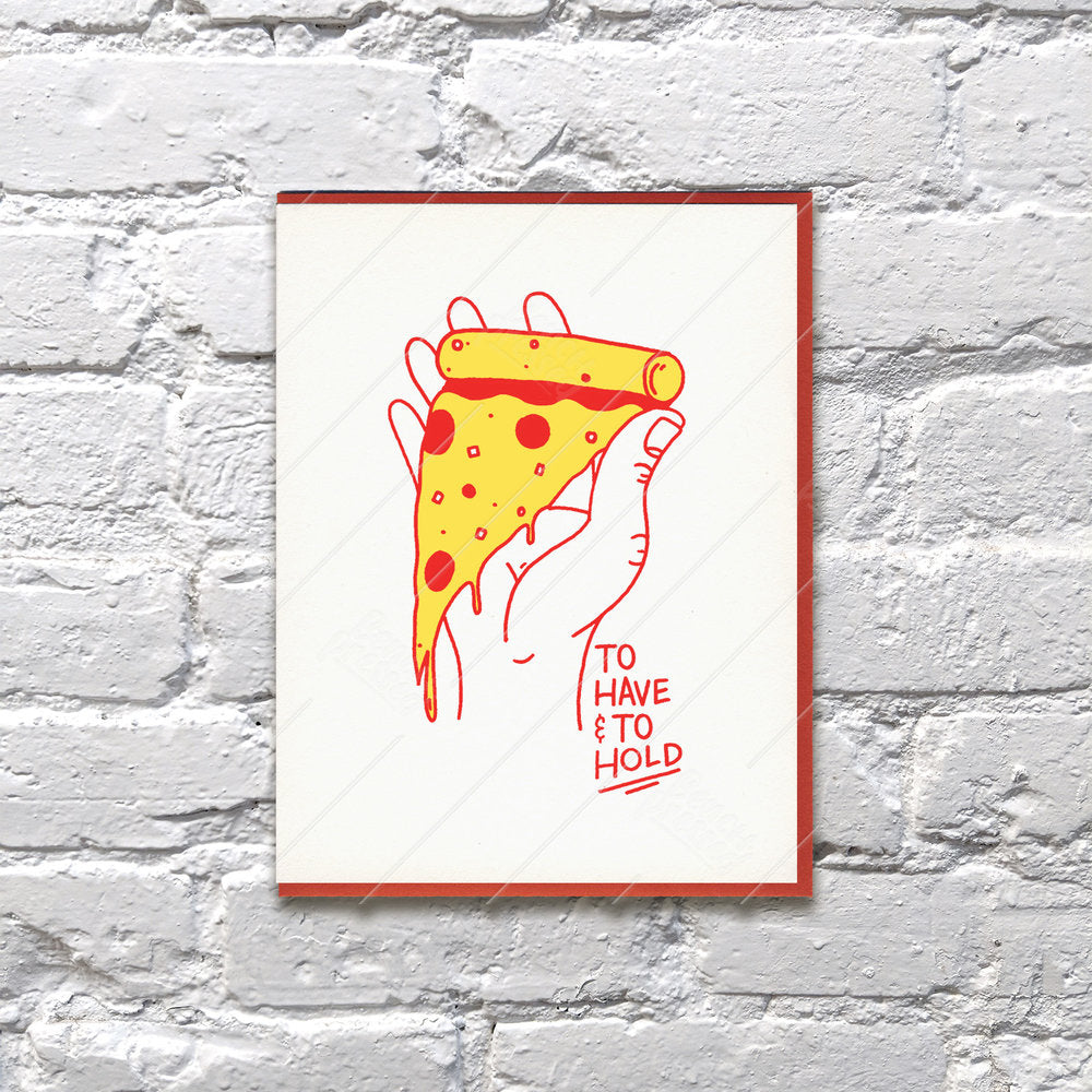 have and hold pizza card