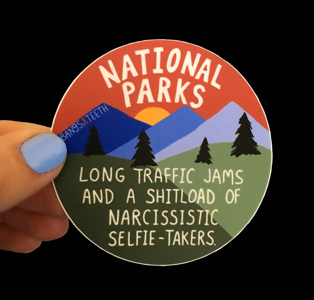 National Parks traffic sticker
