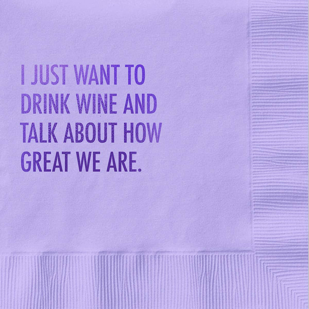 Wine & Great Cocktail Napkins