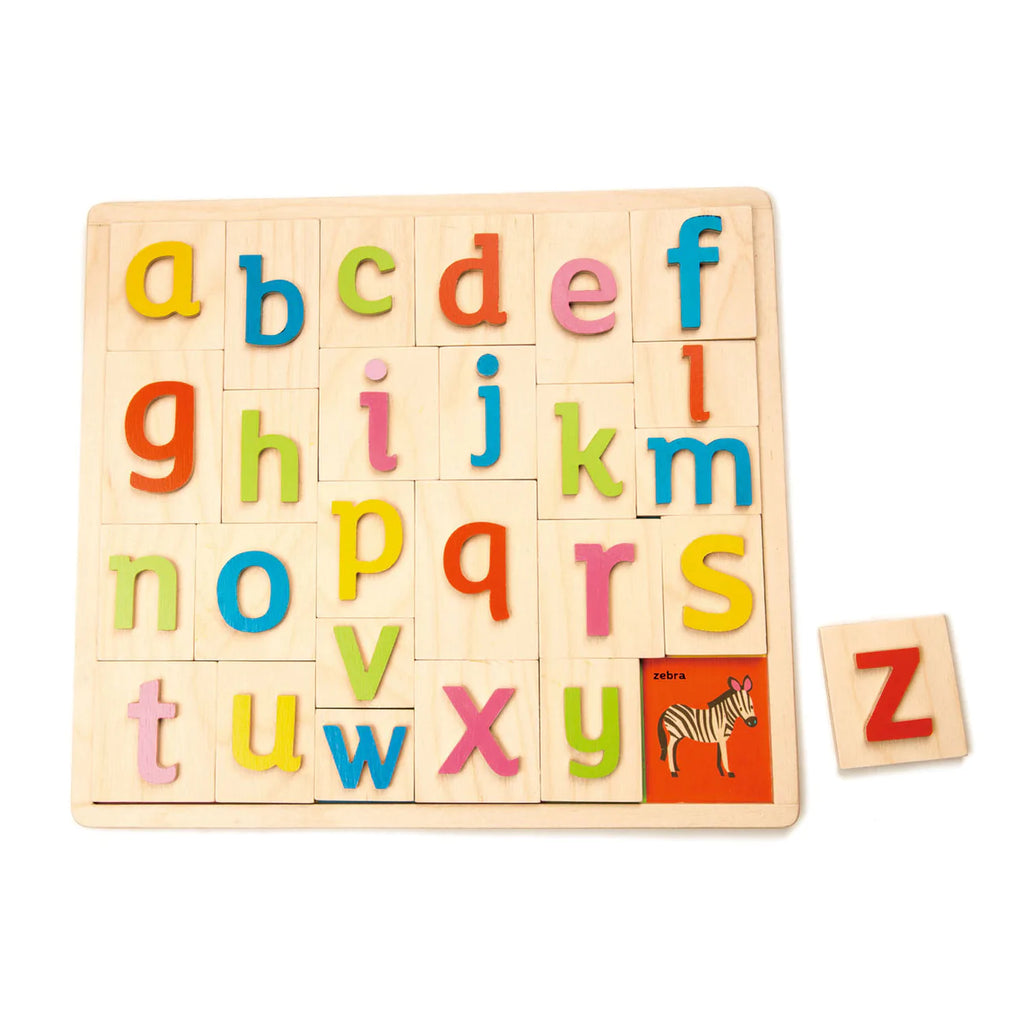 alphabet pictures wooden toy set