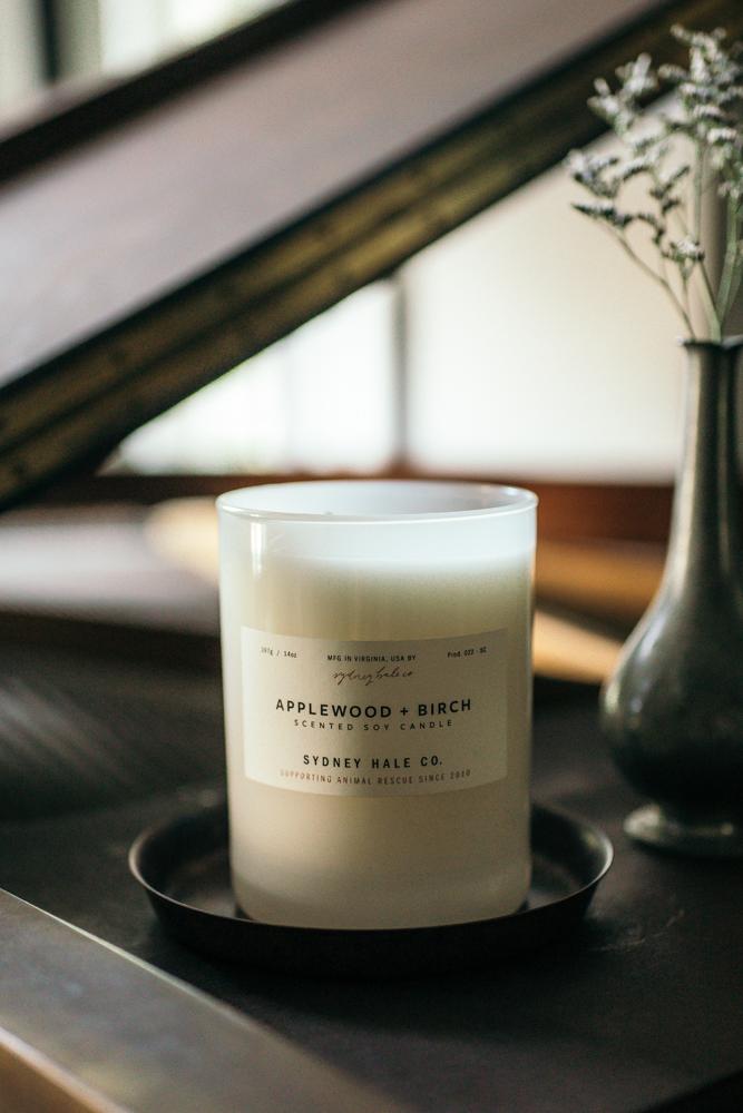 applewood + birch candle