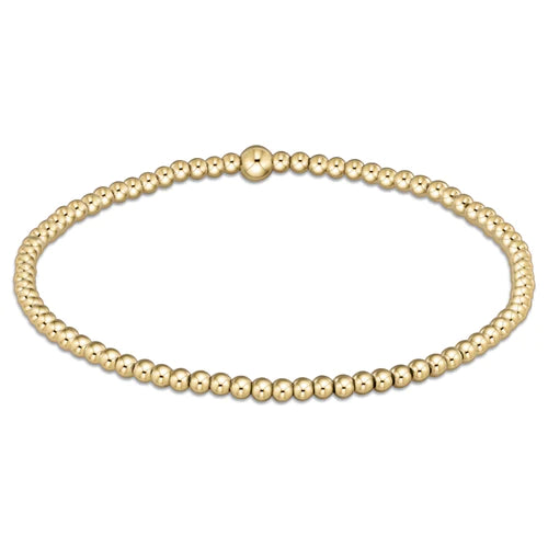enewton classic gold 2.5mm bead bracelet
